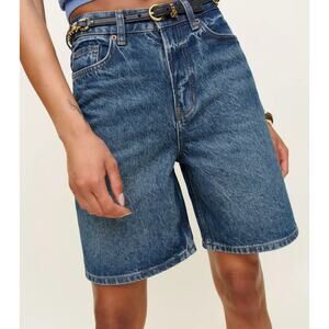 REFORMATION Hale High Rise Shorts in Lanier Size 30 NEW
